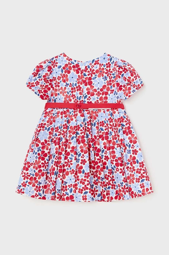 Βρεφικό φόρεμα σε συνδυασμό με λινά Mayoral 1914.4D.Baby.PPYH κόκκινο SS24