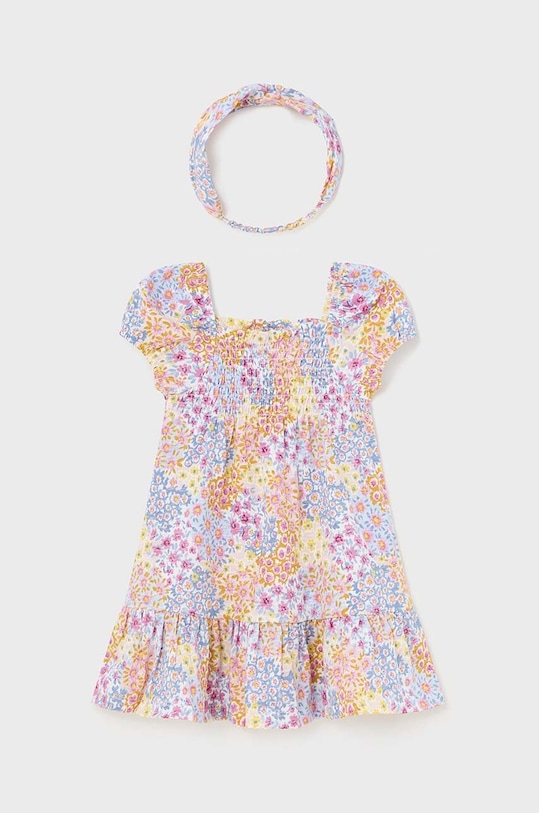 Βρεφικό βαμβακερό φόρεμα Mayoral βαμβάκι ροζ 1923.4H.Baby.PPYH