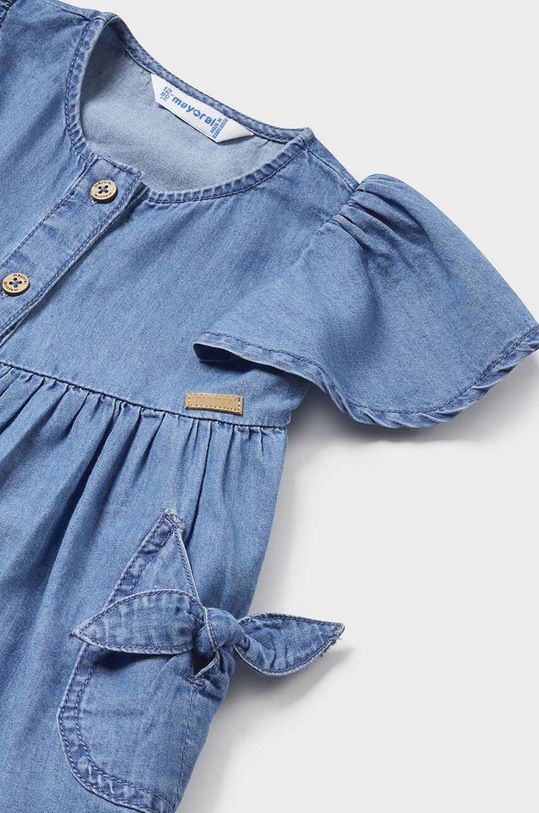 Κοριτσίστικα Βρεφικό βαμβακερό φόρεμα Mayoral 1924.4J.Baby.PPYH μπλε