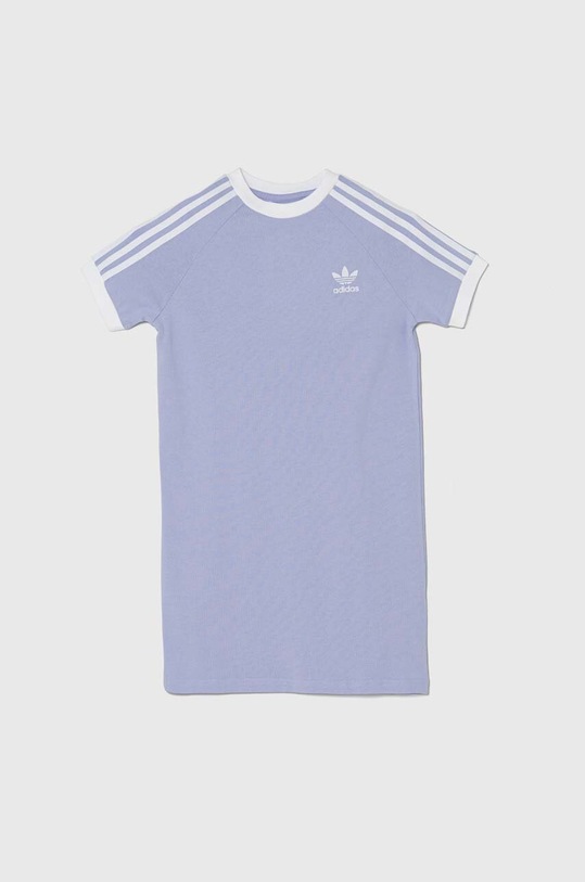 adidas Originals rochie din bumbac pentru copii mini violet IN8392