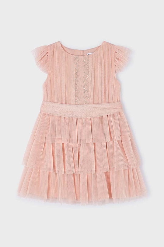 Mayoral rochie fete 3912.6A.Mini.PPYH bej SS24