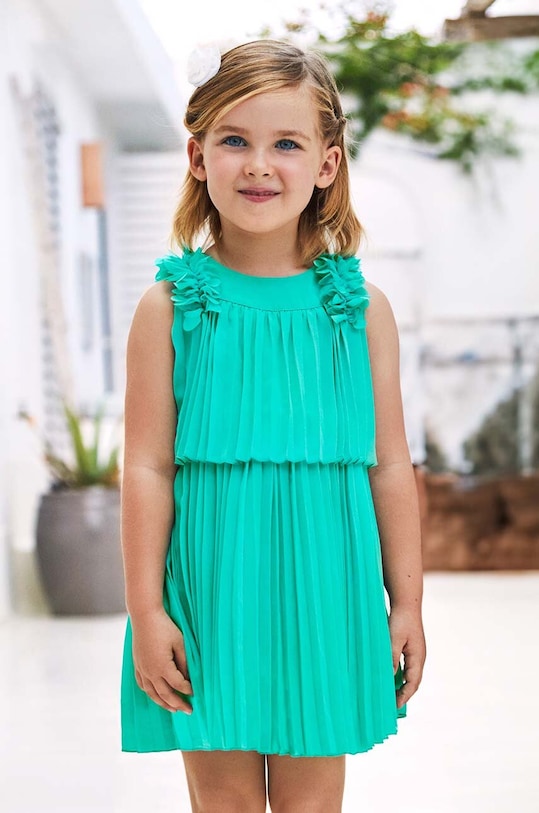 Mayoral vestito bambina mini turchese 3920.6C.Mini.PPYH