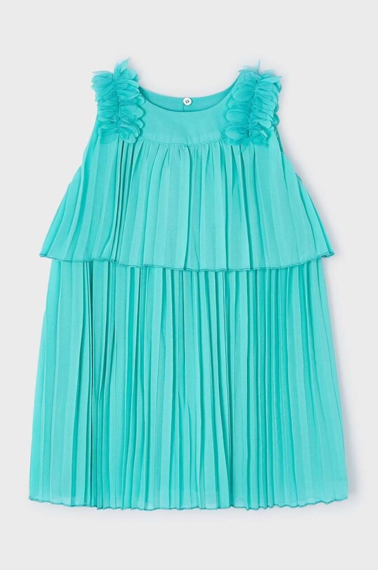 Mayoral rochie fete 3920.6C.Mini.PPYH turcoaz SS24