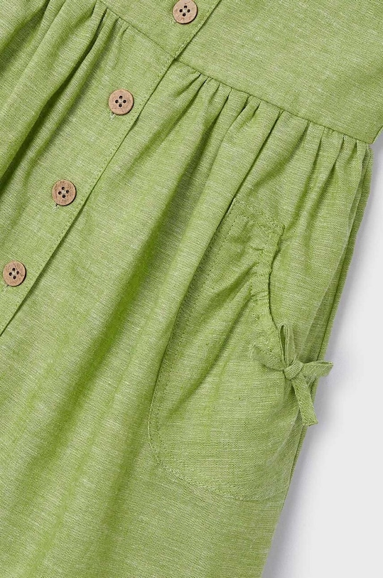 BIMBA Mayoral vestito di lino bambino/a 3928.6E.Mini.PPYH verde