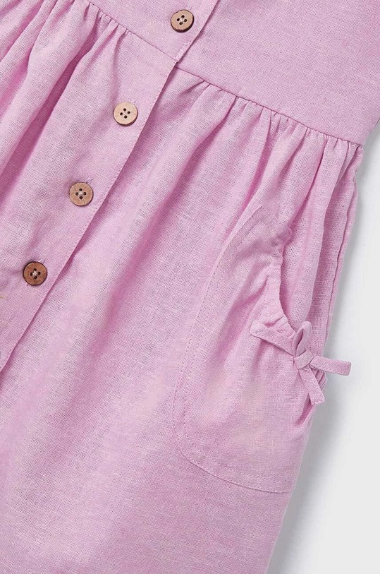 BIMBA Mayoral vestito di lino bambino/a 3928.6E.Mini.PPYH violetto