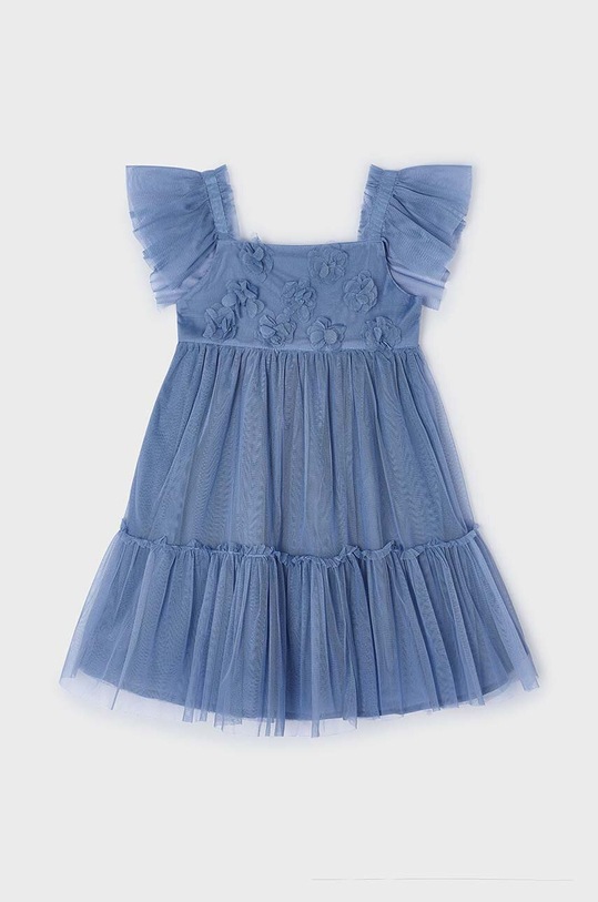 Mayoral sukienka dziecięca 3929.6E.Mini.PPYH niebieski SS24
