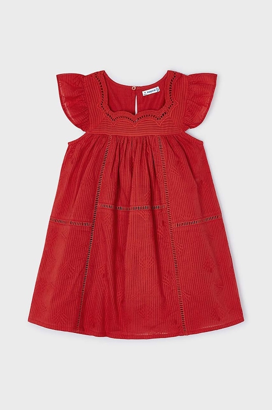 Παιδικό βαμβακερό φόρεμα Mayoral βαμβάκι μωβ 3930.6F.Mini.PPYH