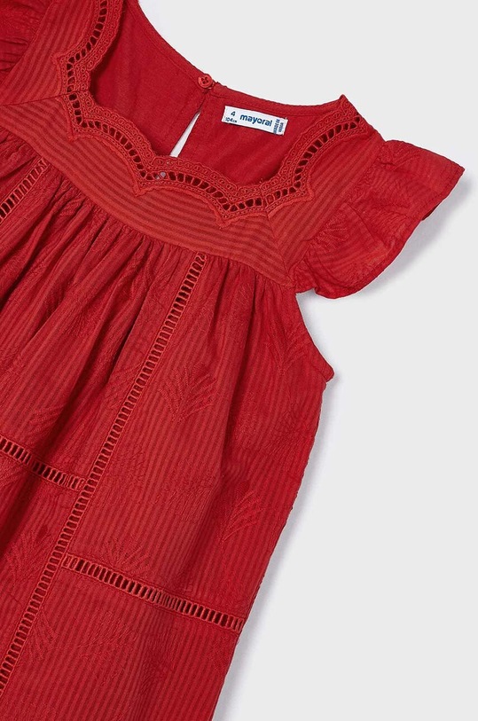 Κοριτσίστικα Παιδικό βαμβακερό φόρεμα Mayoral 3930.6F.Mini.PPYH μωβ