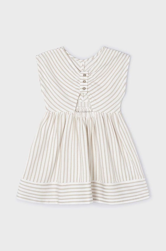 Dziewczynka Mayoral sukienka dziecięca 3931.6F.Mini.PPYH beżowy