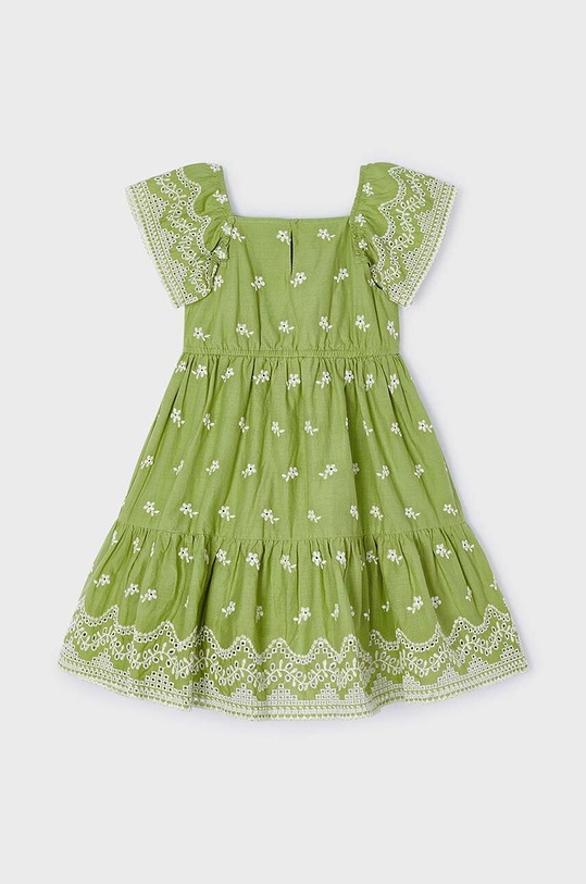 DÍVKA Dívčí šaty Mayoral 3933.6F.Mini.PPYH zelená