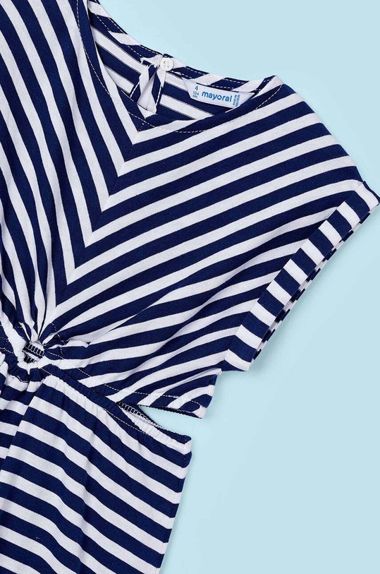 Дитяча бавовняна сукня Mayoral темно-синій 3946.6L.Mini.PPYH
