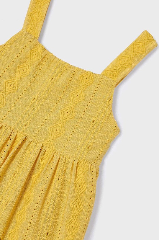 Mayoral sukienka dziecięca żółty 3950.6D.Mini.PPYH