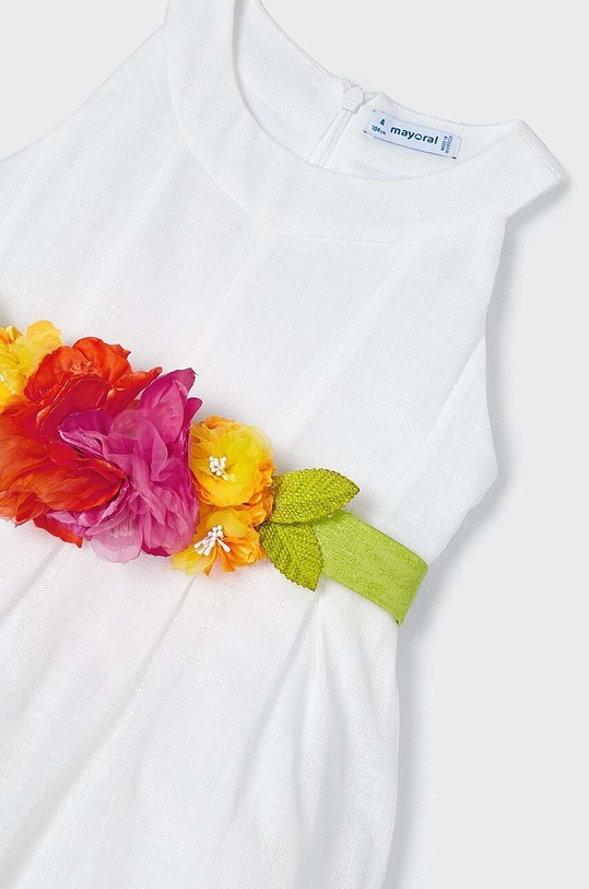 Παιδικό φόρεμα Mayoral λευκό 3959.6B.Mini.PPYH