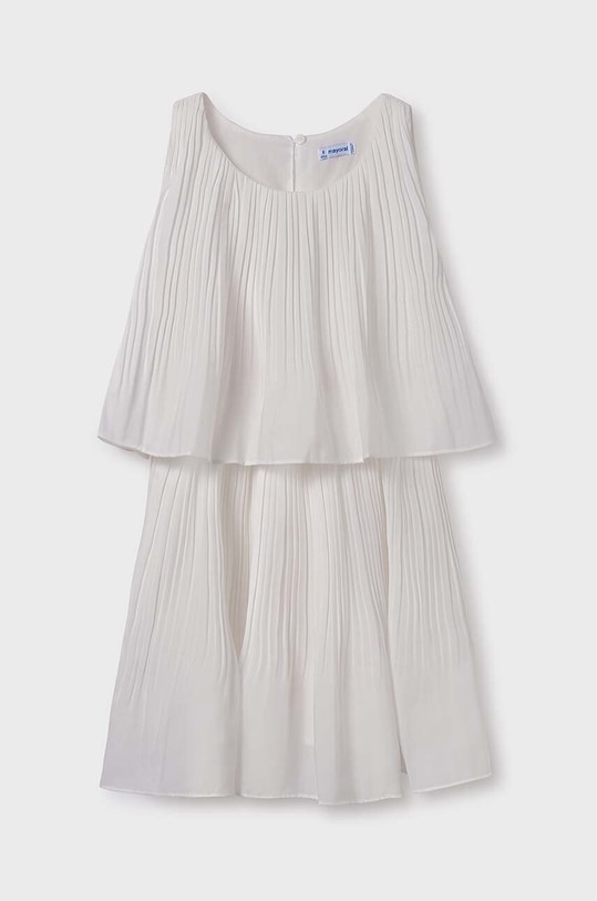 Mayoral sukienka dziecięca tkanina beżowy 6946.8A.Junior.PPYH