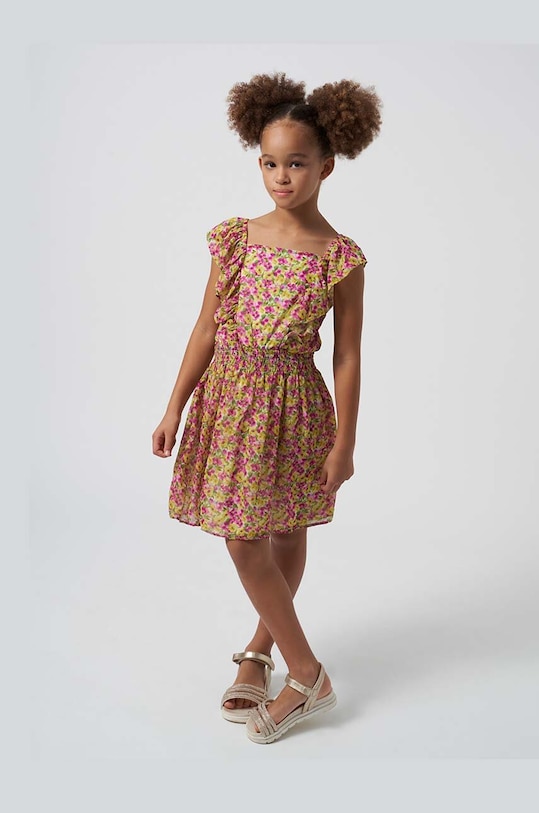 Mayoral rochie fete mini galben 6947.8B.Junior.PPYH