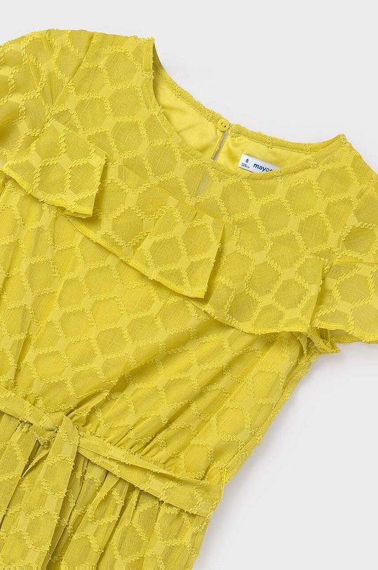 Παιδικό φόρεμα Mayoral κίτρινο 6948.8B.Junior.PPYH