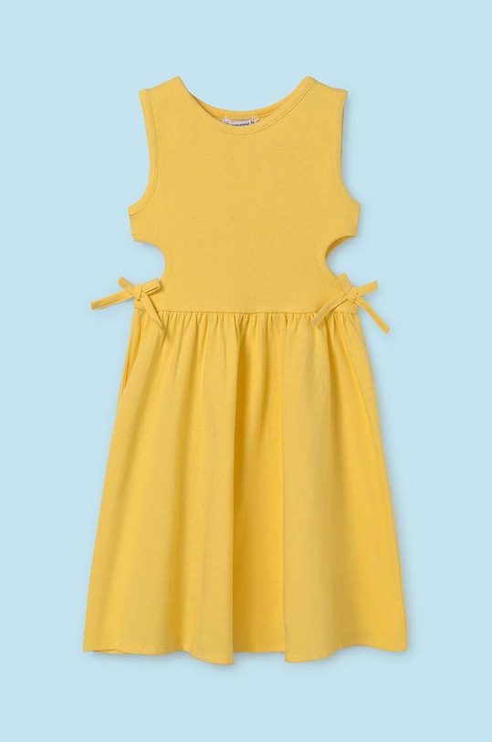 Mayoral vestito bambina 6965.8F.Junior.PPYH giallo SS24