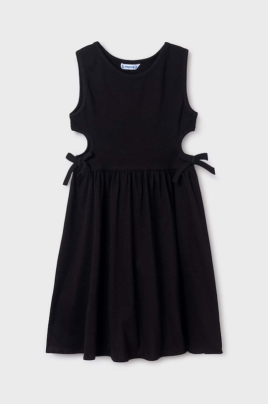 Παιδικό φόρεμα Mayoral με ελαστάν μαύρο 6965.8F.Junior.PPYH