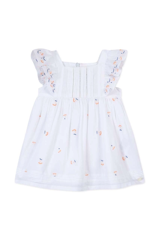 Pamučna haljina za bebe Tartine et Chocolat TY30161.80.94 bijela SS24