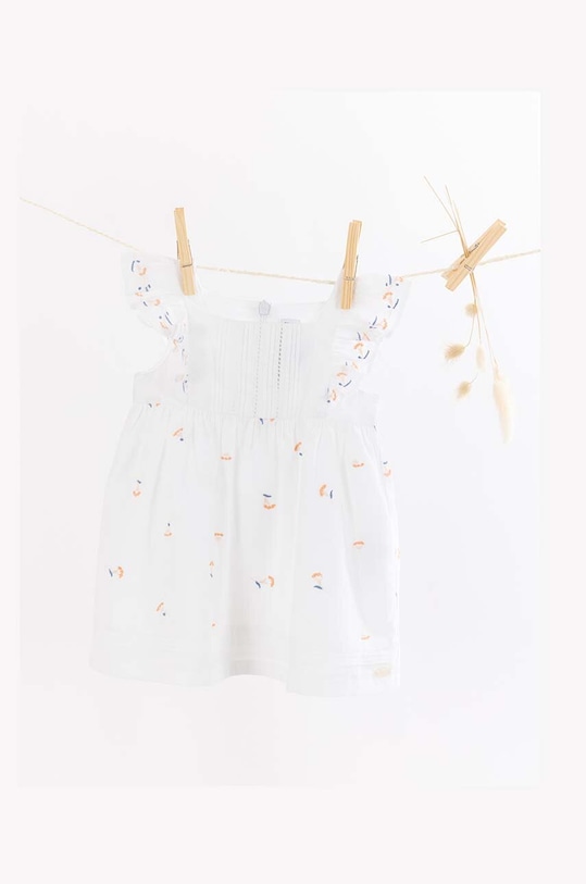 Детское хлопковое платье Tartine et Chocolat TY30161.80.94 белый