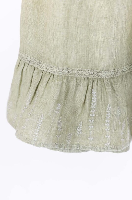 Βεφικό λινό φόρεμα Tartine et Chocolat TY30181.60.74 πράσινο