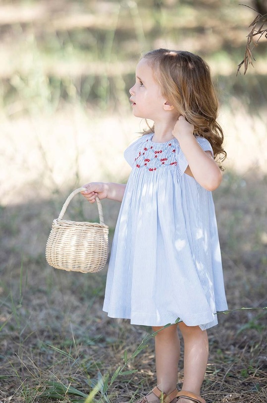 Дитяча бавовняна сукня Tartine et Chocolat бавовна блакитний TY30111.60.74