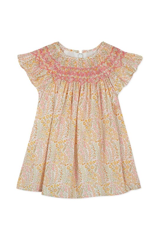 Tartine et Chocolat rochie din bumbac pentru bebeluși TY30001.80.94 roz SS24