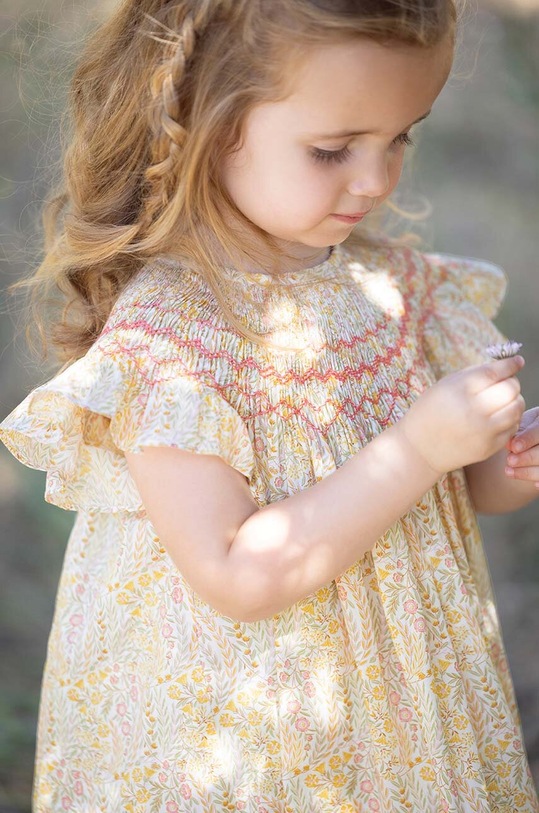 Хлопковое детское платье Tartine et Chocolat TY30001.104