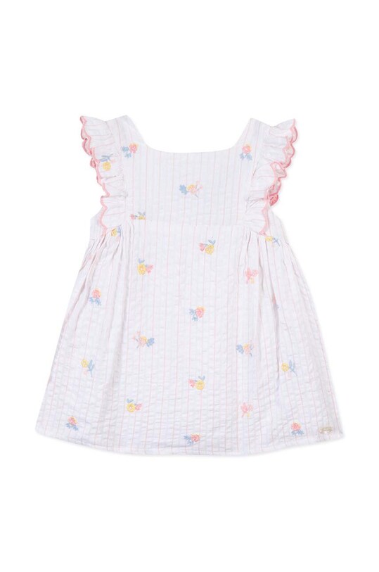 Детское хлопковое платье Tartine et Chocolat TY30091.80.94 белый SS24