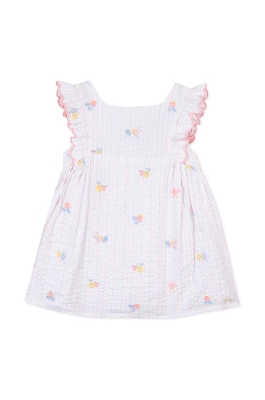 Dječja pamučna haljina Tartine et Chocolat TY30091.104 bijela SS24