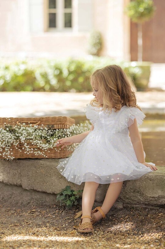 Tartine et Chocolat vestito neonato mini bianco TY30211.80.94