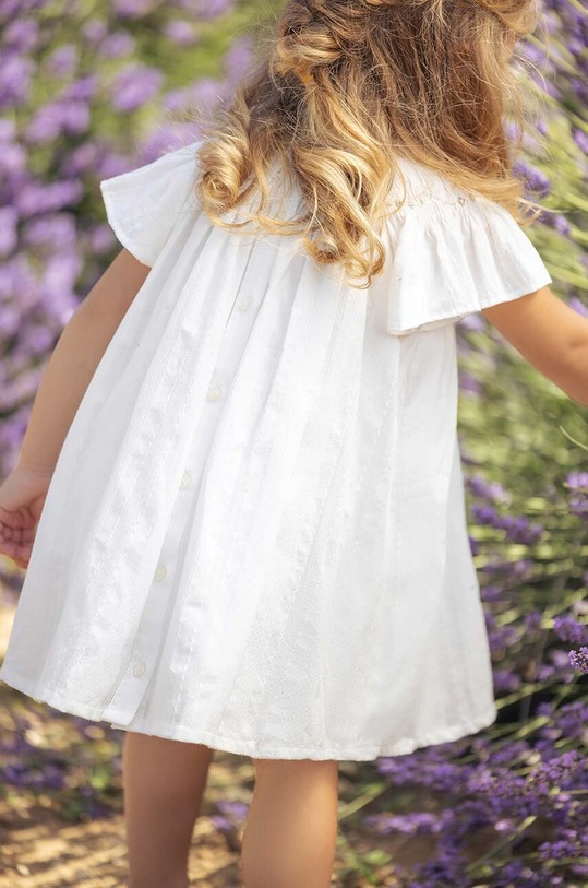 Детское хлопковое платье Tartine et Chocolat TY30221.60.74 бежевый