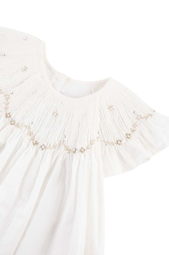 Детское хлопковое платье Tartine et Chocolat бежевый TY30221.60.74