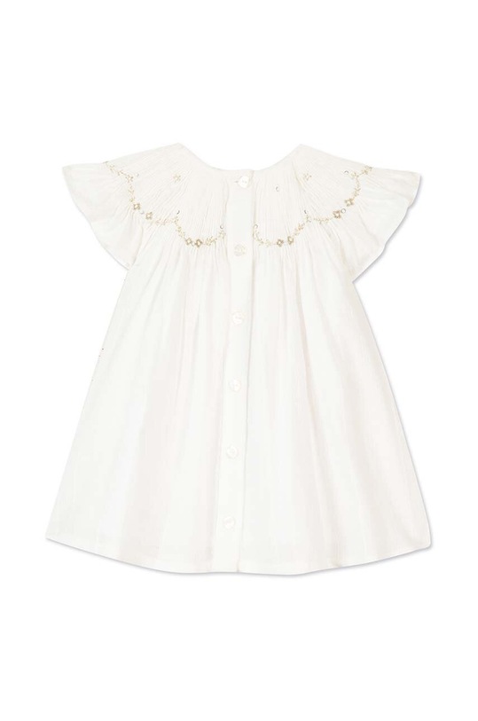 Fete Tartine et Chocolat rochie din bumbac pentru bebeluși TY30221.80.94 bej