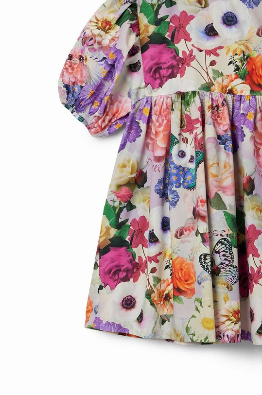 Desigual rochie din bumbac pentru copii multicolor 24SGVW01