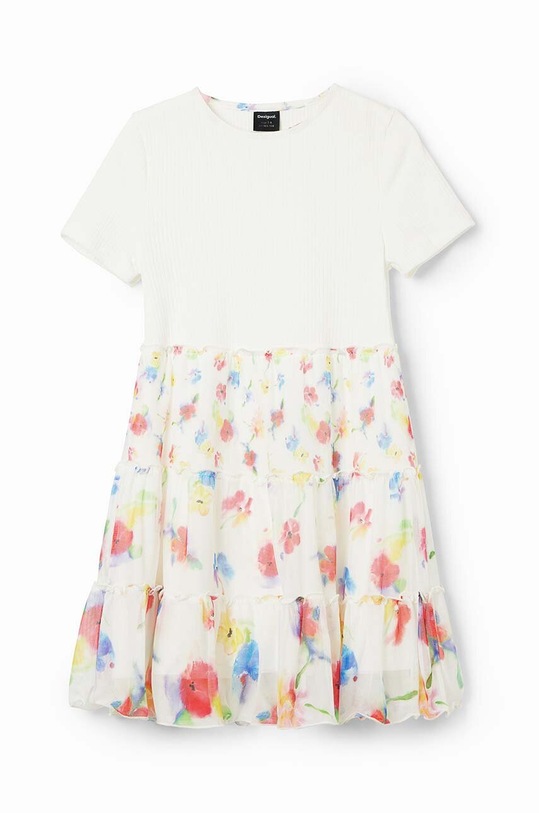 Desigual rochie fete 24SGVK07 alb SS24