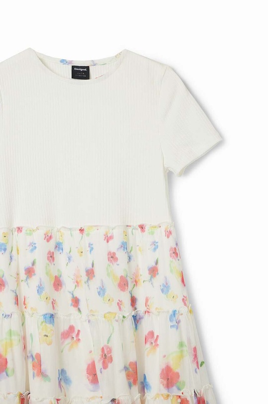Desigual rochie fete alb 24SGVK07