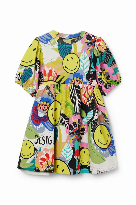 Desigual rochie fete 24SGVK04 galben SS24
