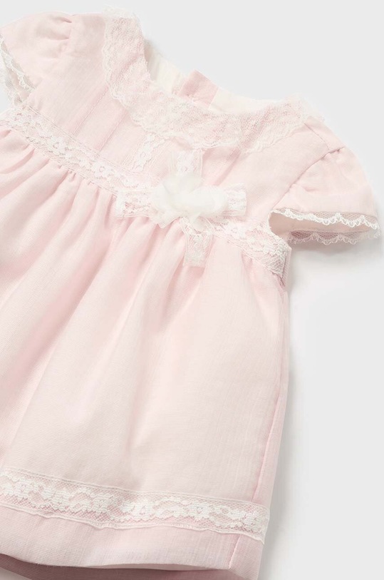 Κοριτσίστικα Φόρεμα μωρού Mayoral Newborn 1821.2L.Newborn.PPYH μπεζ