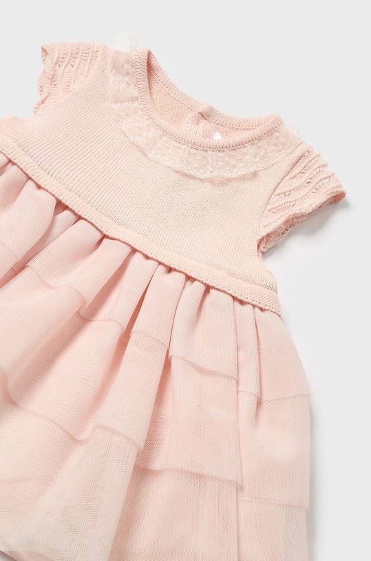Κοριτσίστικα Φόρεμα μωρού Mayoral Newborn 1825.2M.Newborn.PPYH μπεζ