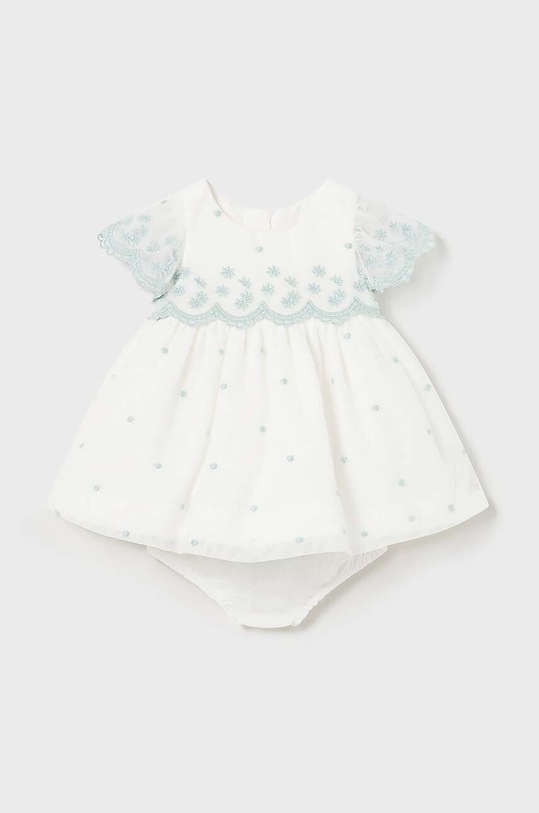 Φόρεμα μωρού Mayoral Newborn απλικέ πράσινο 1826.2N.Newborn.PPYH