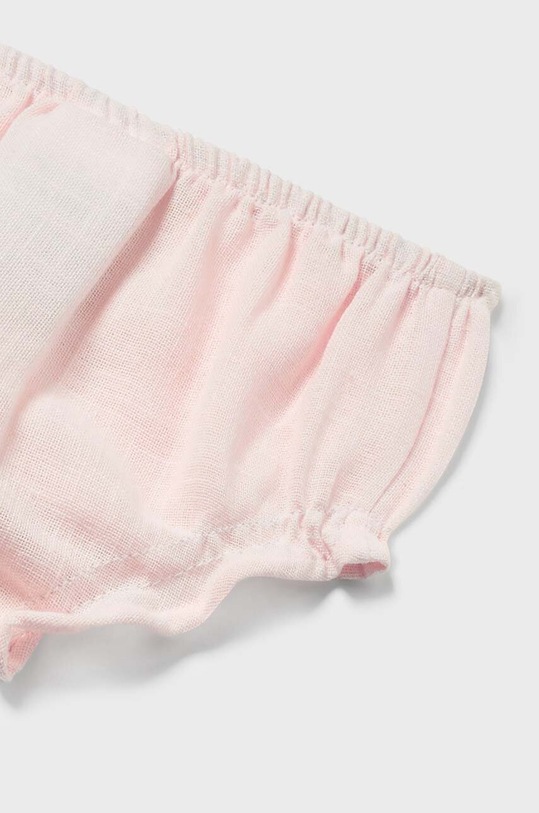 Φόρεμα με μείγμα από λινό για παιδιά Mayoral Newborn μπεζ 1828.2N.Newborn.PPYH