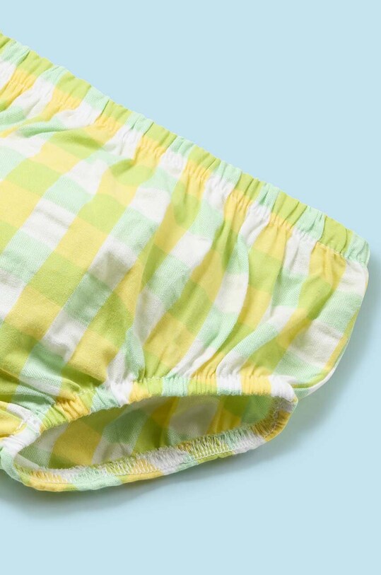 Detské bavlnené šaty Mayoral Newborn žltá 1835.2S.Newborn.PPYH