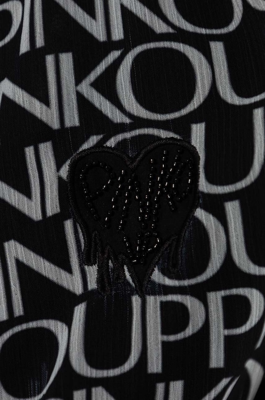 Dziewczynka Pinko Up sukienka dziecięca S4PIJGDR089 czarny