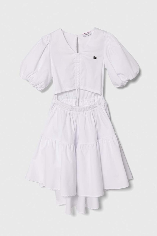 Pinko Up vestito bambina mini bianco S4PIJGDR173