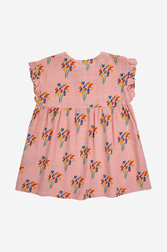 Bobo Choses rochie bebe 124AB103 roz SS24