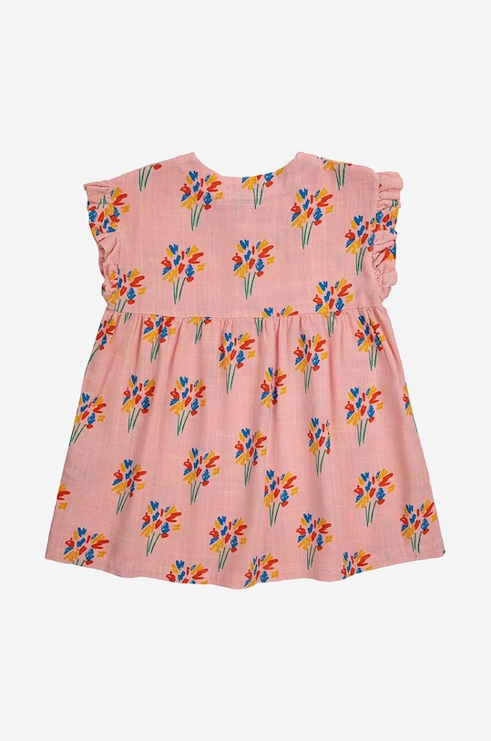 Bobo Choses rochie bebe 124AB103 roz SS24