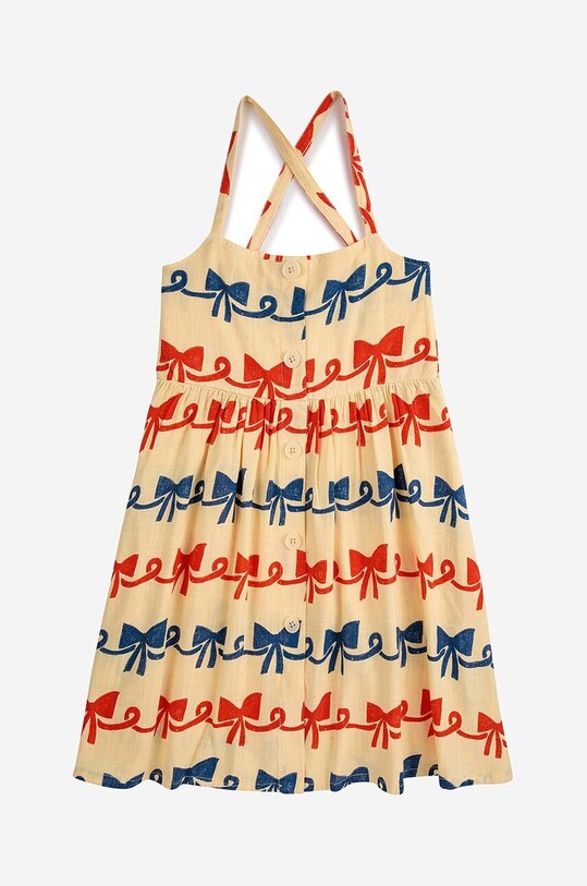 Bobo Choses rochie fete 124AC130 galben SS24
