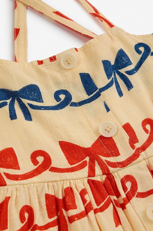 Bobo Choses sukienka dziecięca żółty 124AC130