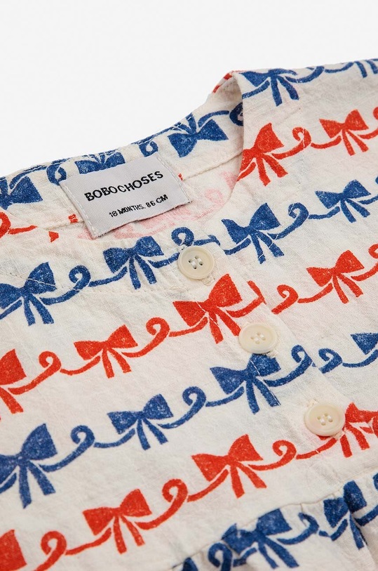 Дитяча бавовняна сукня Bobo Choses 124AB104 червоний SS24